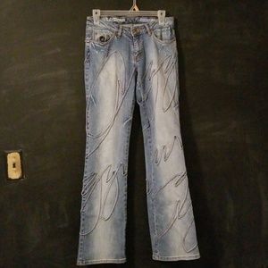 Azzure The Perfect Fit Jeans with 3-D Denim Detail